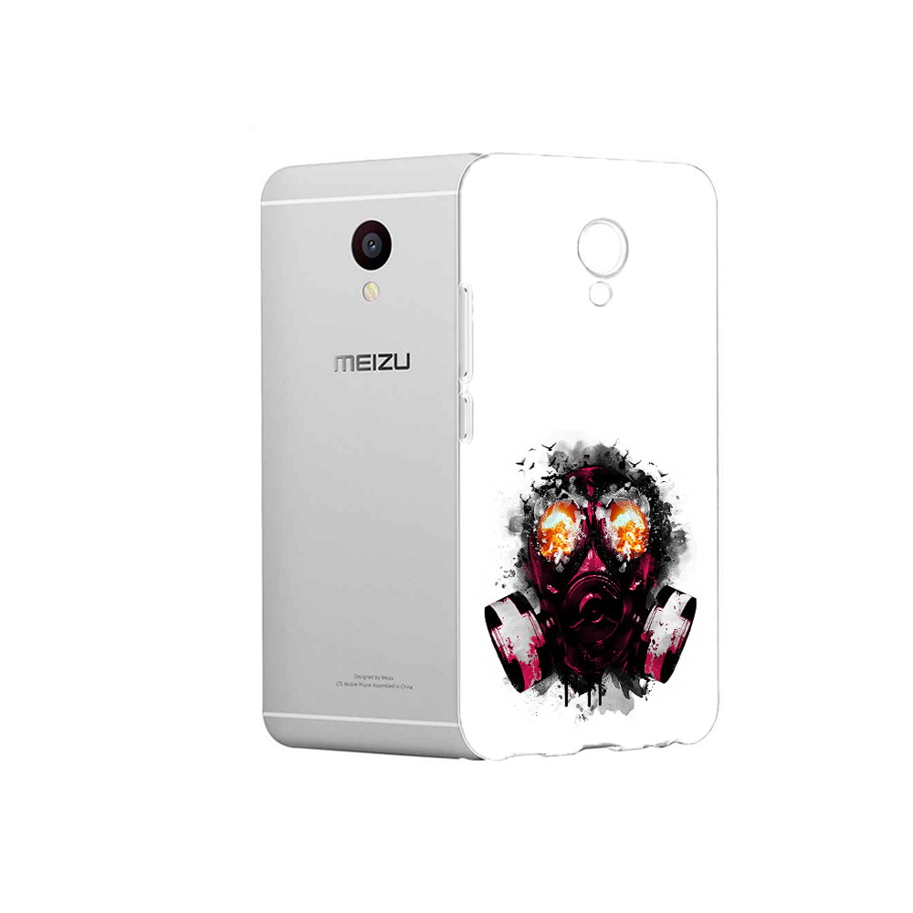 

Чехол MyPads Tocco для Meizu M3 красный противогаз (PT46043.81.412), Прозрачный, Tocco