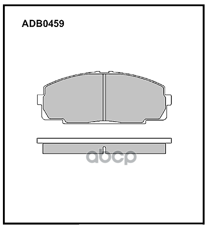 

Тормозные кололки ALLIED NIPPON передние дисковые ADB0459