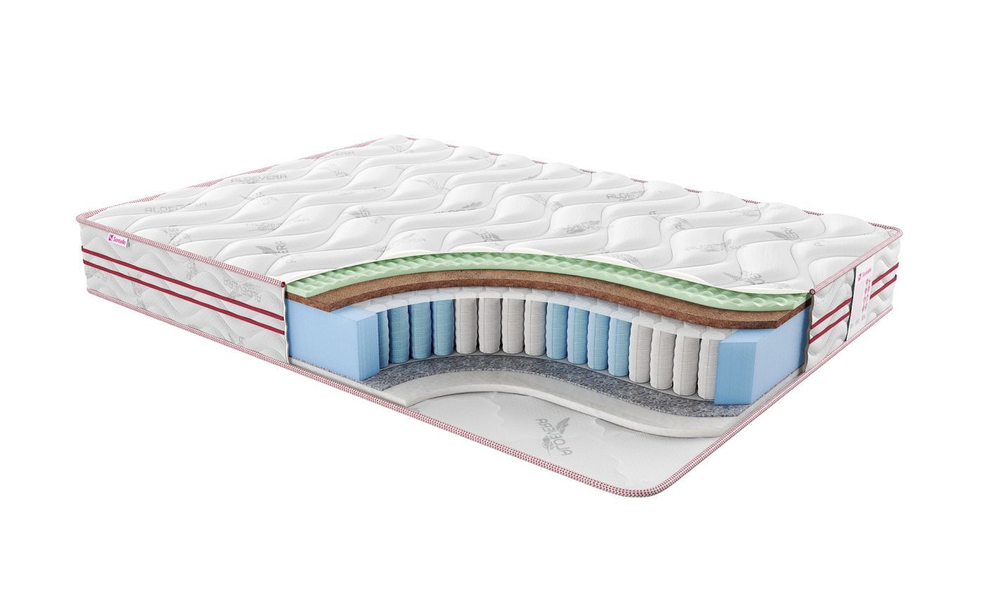 

Матрас Sontelle Sante Dual type 110x200, Белый, Sante Dual type