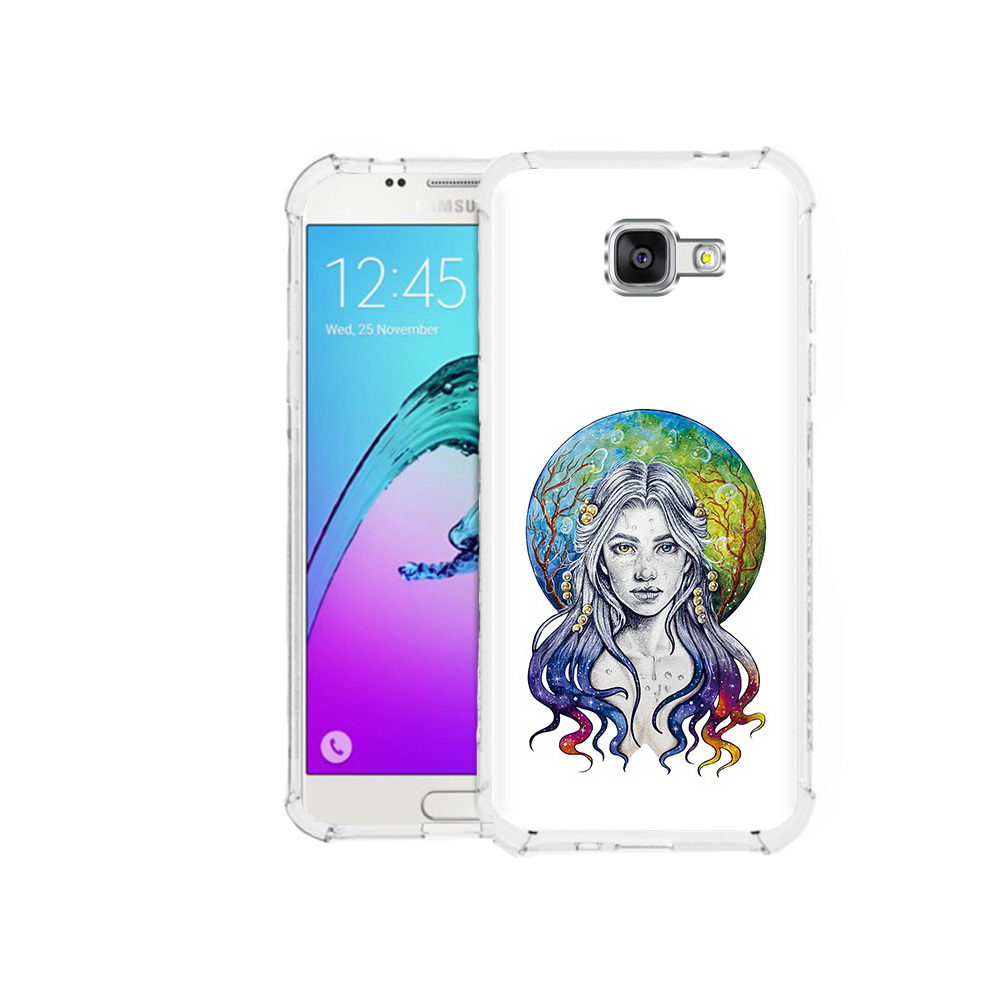 

Чехол MyPads Tocco для Samsung Galaxy A5 (2016) девушка с красивыми волосами, Прозрачный, Tocco