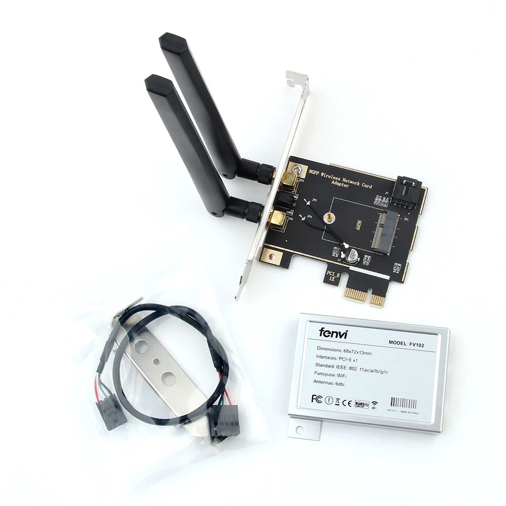 

Приемник Wi-Fi NoBrand для ноутбука; для компьютера M.2 802.11ax, Зеленый;белый