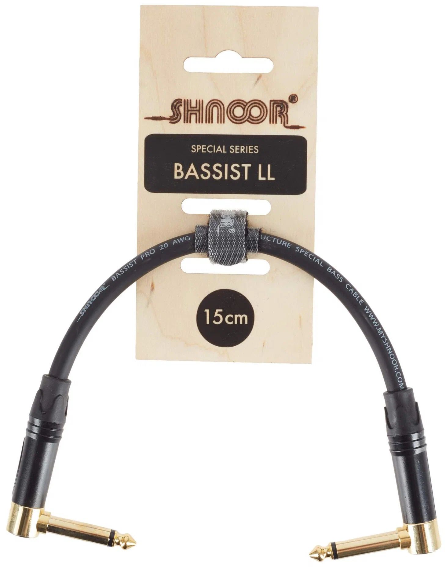 

Bassist-LL-1m Инструментальный басовый патч-кабель, 1м, SHNOOR, Черный, Bassist-LL-1m
