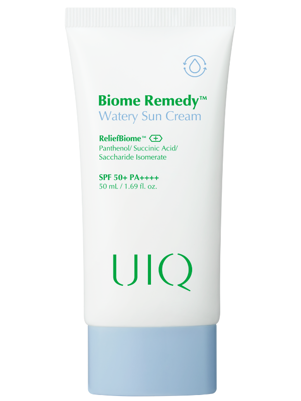 Легкий увлажняющий крем против фотостарения SPF50+ с пробиотиками UIQ Biome Remedy Watery beauty of joseon солнцезащитный крем с пробиотиками 10 0
