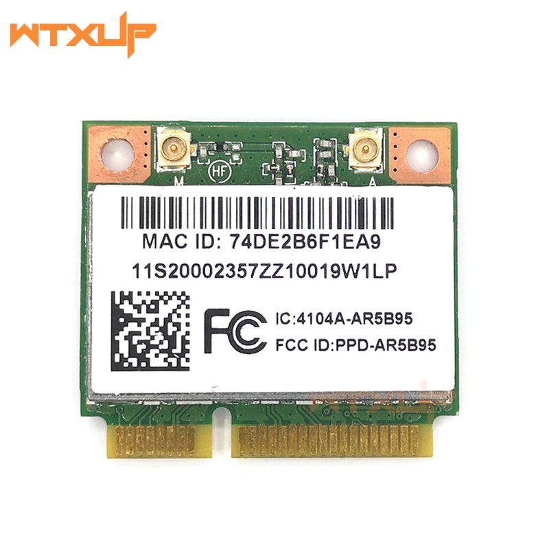 

Приемник Wi-Fi NoBrand для компьютера Mini PCI-e 802.11b; 802.11g; 802.11n, Зеленый;белый