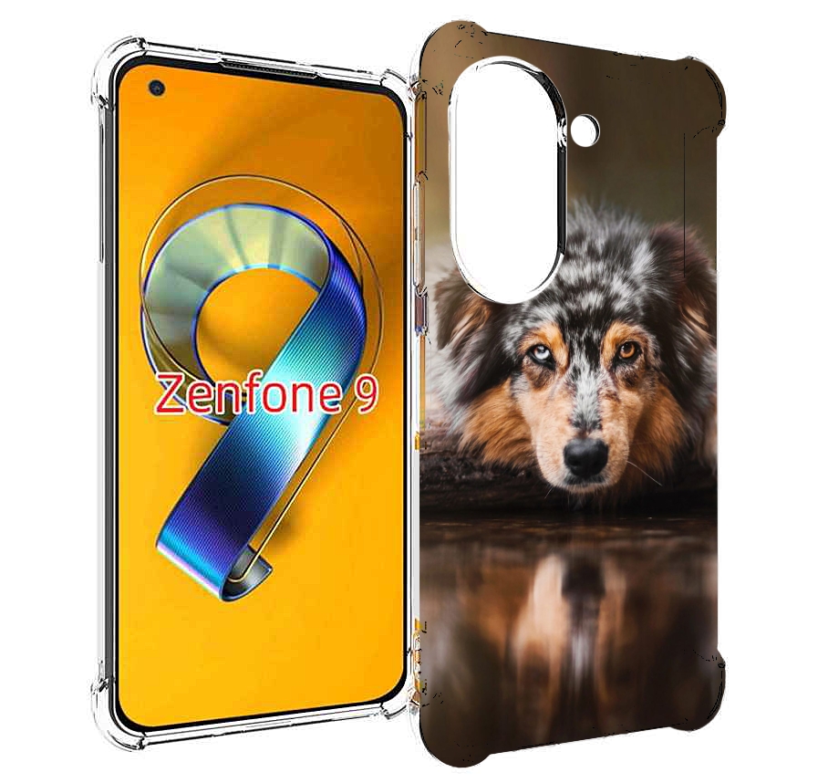 

Чехол MyPads австралииская овчарка для Asus Zenfone 9 (AI2202), Прозрачный, Tocco