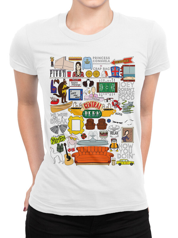 

Футболка женская Dream Shirts Сериал Друзья белая XS, Белый, "Сериал Друзья"