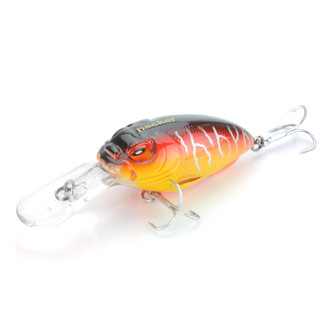 

Воблер Hacker Mad Crank Deep 55FL, цвет Fire Tiger (165401), Красный;черный;оранжевый, Mad Crank Deep