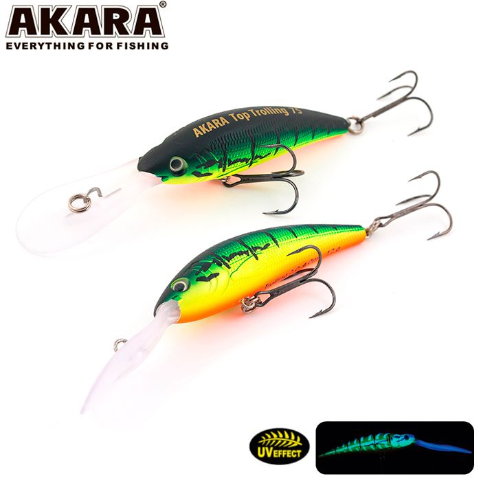 

Воблер Akara Top Trolling 110 мм 25 гр A16, Разноцветный, Top Trolling