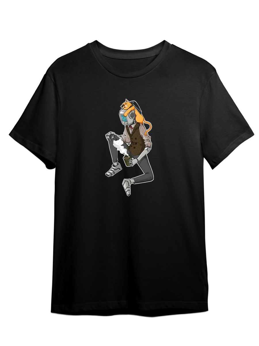 

Футболка унисекс СувенирShop Stray/Стрей 2 черная 2XL (52-54), Черный, "Stray/Стрей" 2