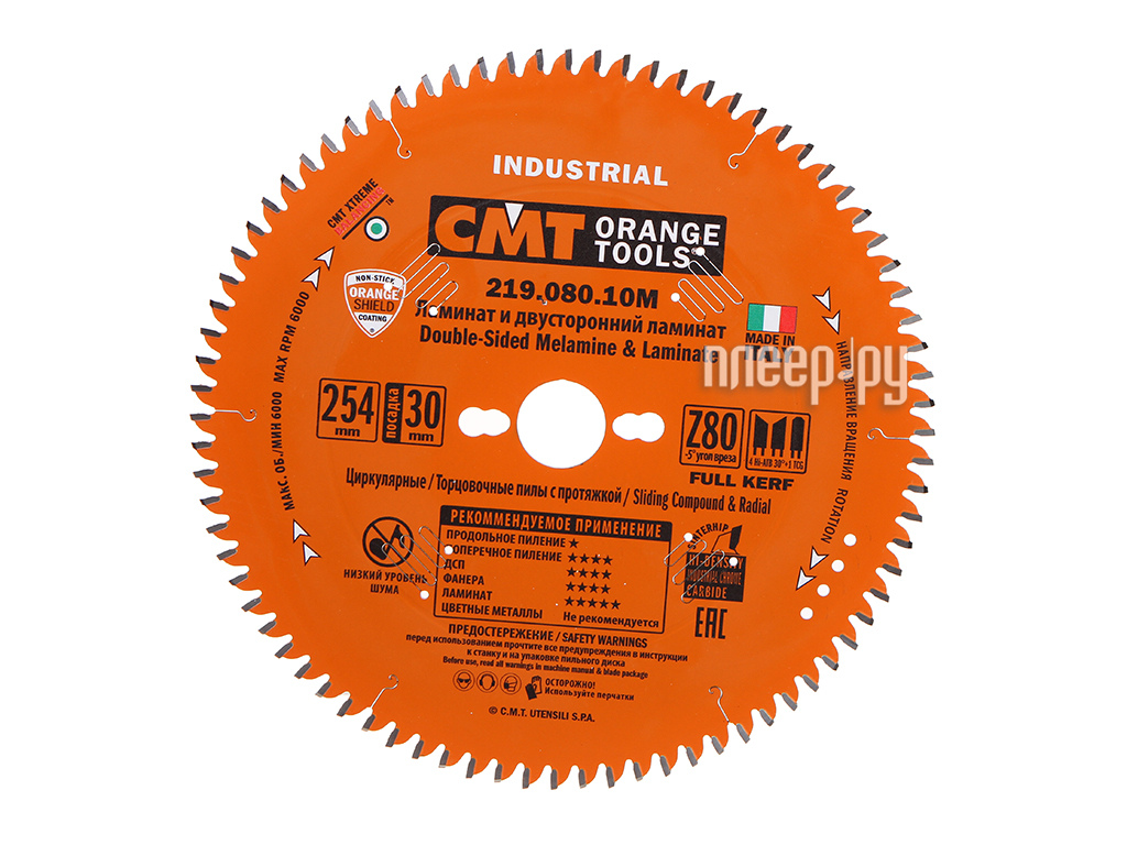 

Диск CMT пильный 254x30x3.0/2.5 219.080.10M
