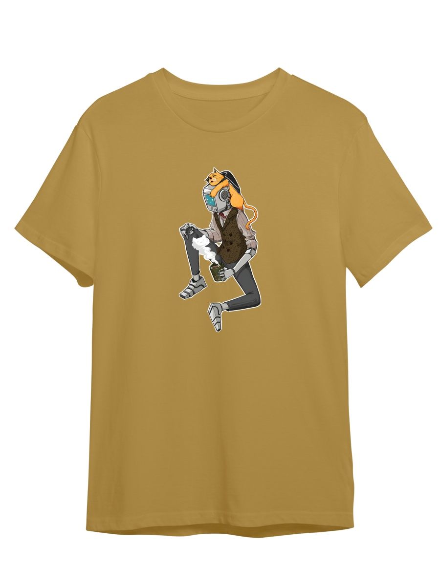 

Футболка унисекс СувенирShop Stray/Стрей 2 желтая XL (50-52), "Stray/Стрей" 2