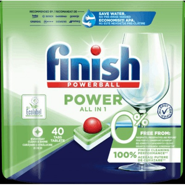 

Таблетки для посудомоечной машины Finish Powerball Eco 40шт