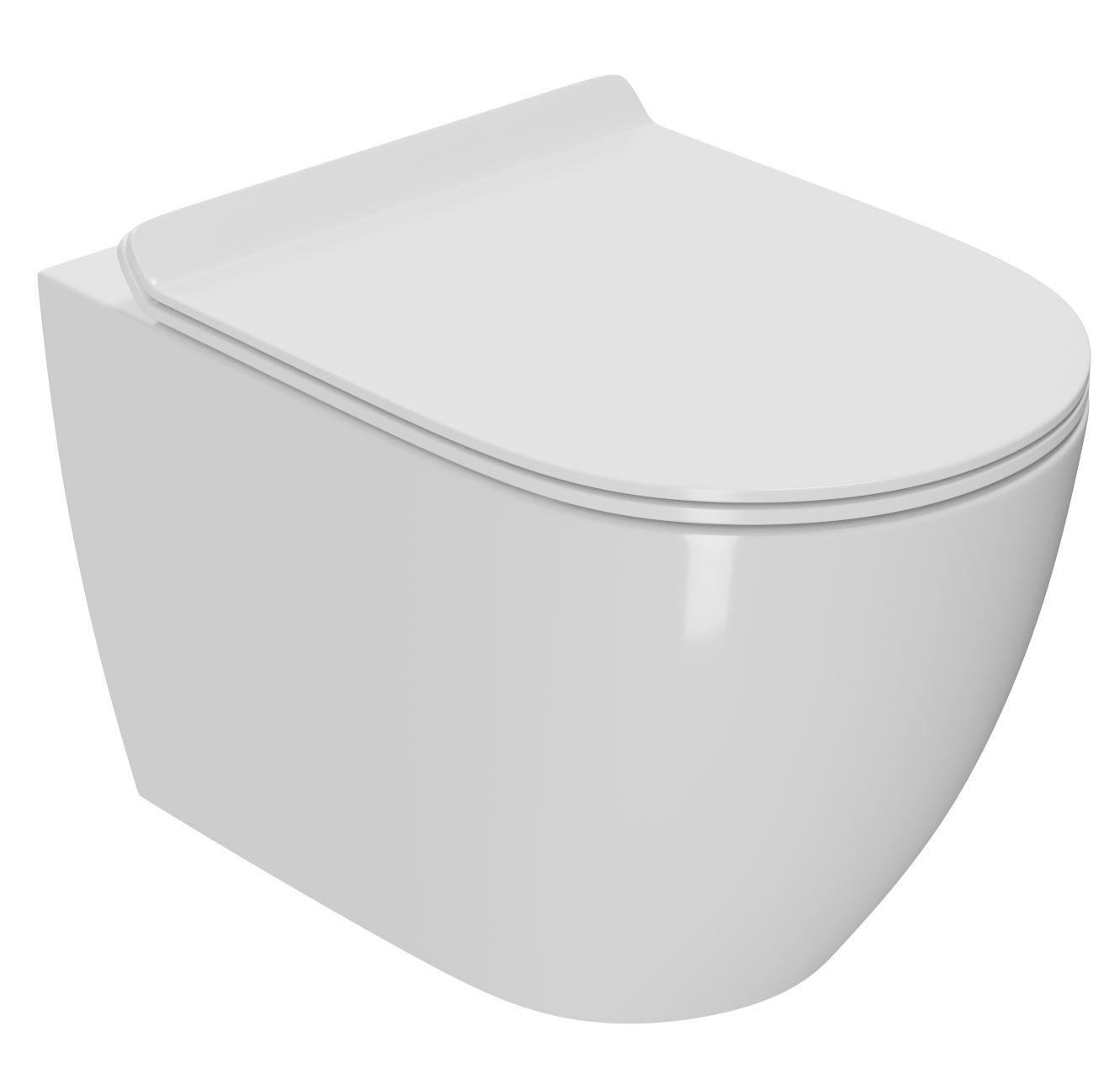 Унитаз подвесной безободковый Bau Dream PRO сиденье в компекте