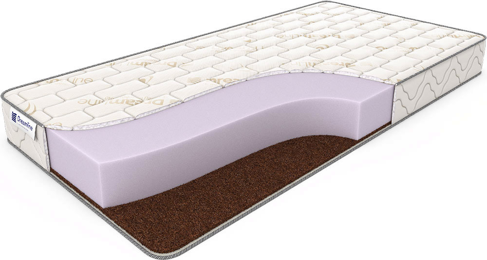 

Матрас Dreamline DreamRoll Eco Hard 210х210, Белый, DreamRoll Eco Hard