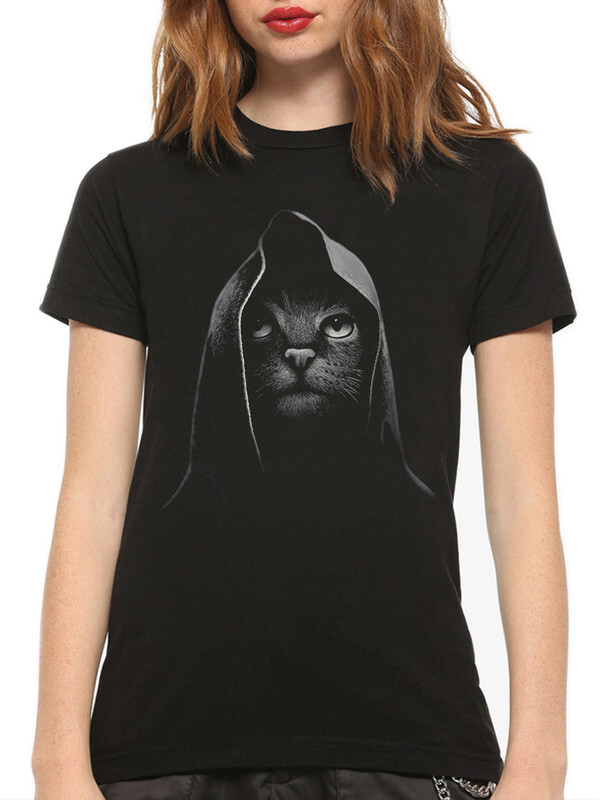 

Футболка женская Dream Shirts Кот-Ситх черная S, Черный, Кот-Ситх