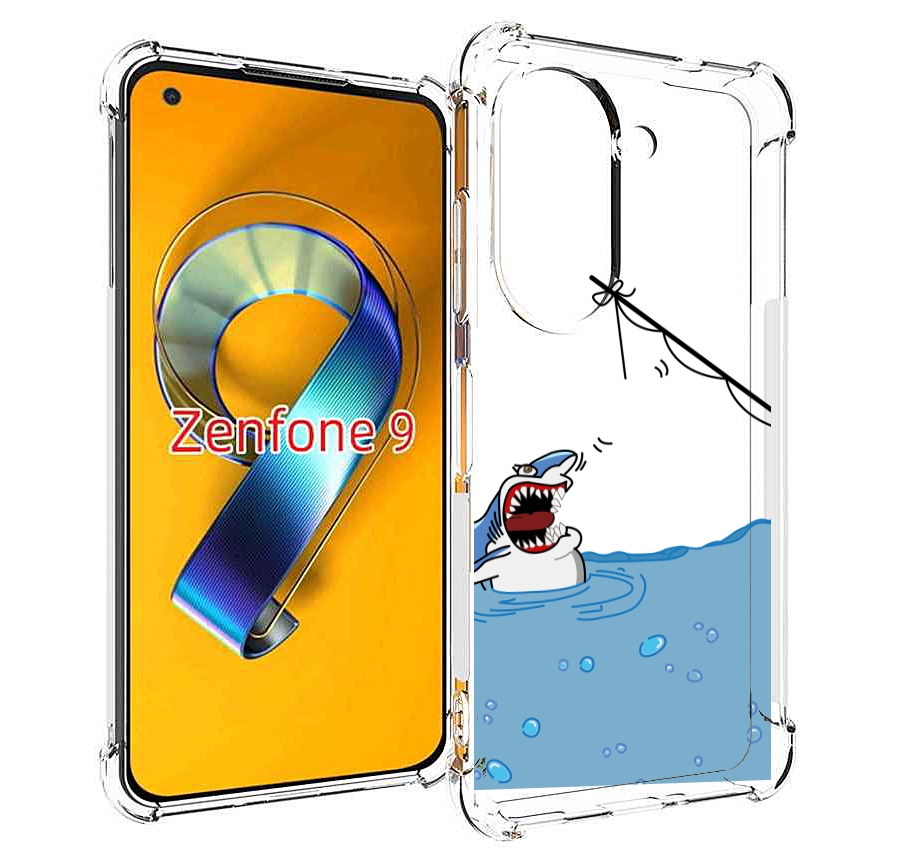 

Чехол MyPads акула-рисунок для Asus Zenfone 9 (AI2202), Прозрачный, Tocco