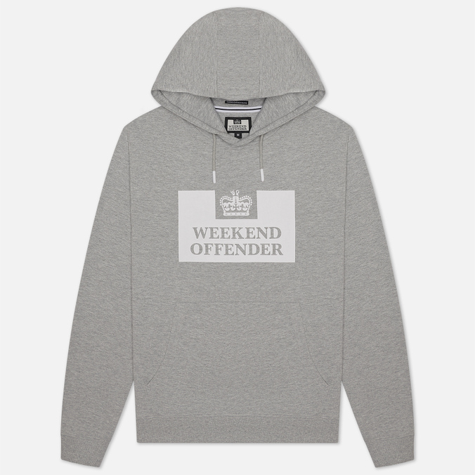 

Мужская толстовка Weekend Offender HM Service Classic Hoodie серый, Размер L, HM Service Classic Hoodie