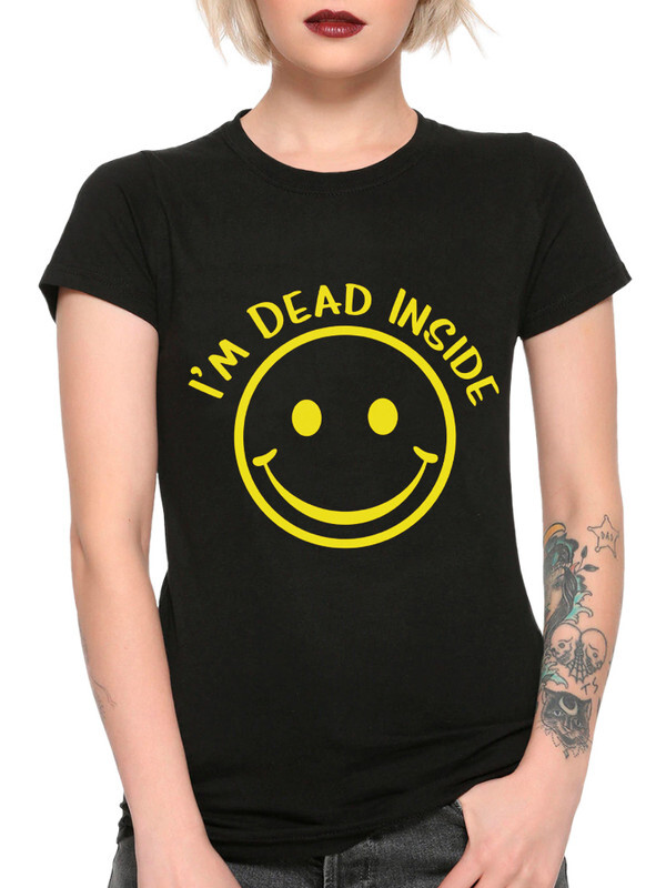 фото Футболка женская dream shirts я мертв внутри - i'm dead inside черная 2xl