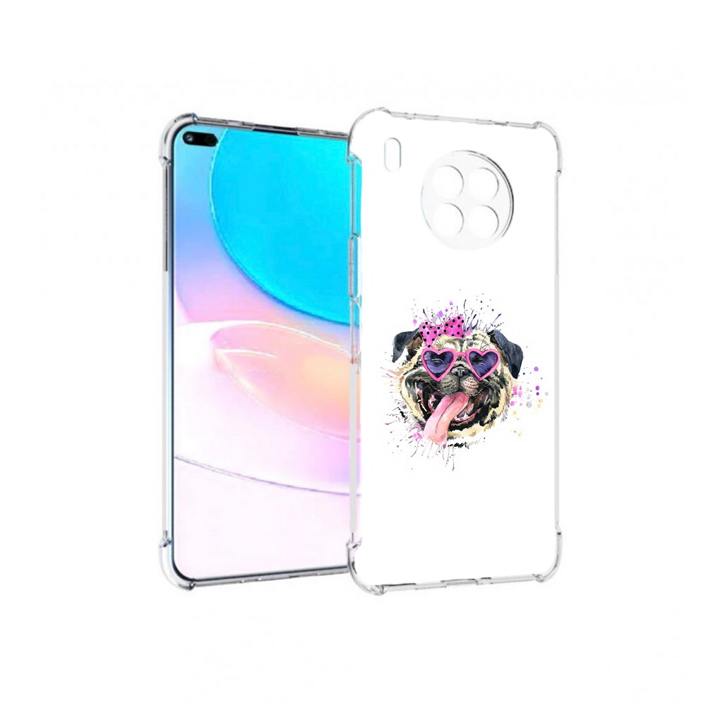 

Чехол задняя-панель-накладка-бампер MyPads Веселая собака для Huawei Nova 8i, Прозрачный, Tocco