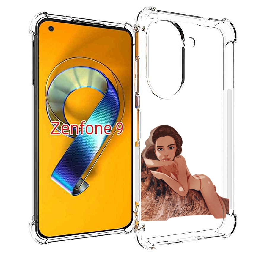 

Чехол MyPads амазонка-на-дереве для Asus Zenfone 9 (AI2202), Прозрачный, Tocco