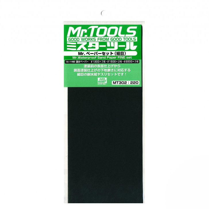 

Наждачная бумага Gunze Sangyo Mr.Hobby Mr.Waterproof Sand Paper MT-302