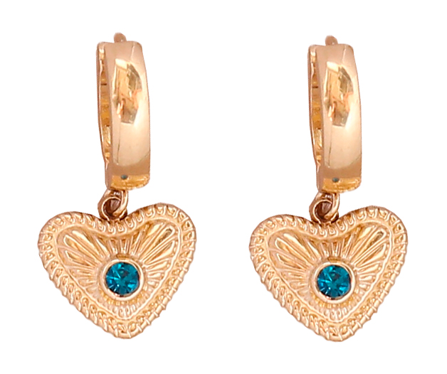 

Серьги подвески из стали Nouvelle mode GSE0202-2, фианит, GSE0202-2