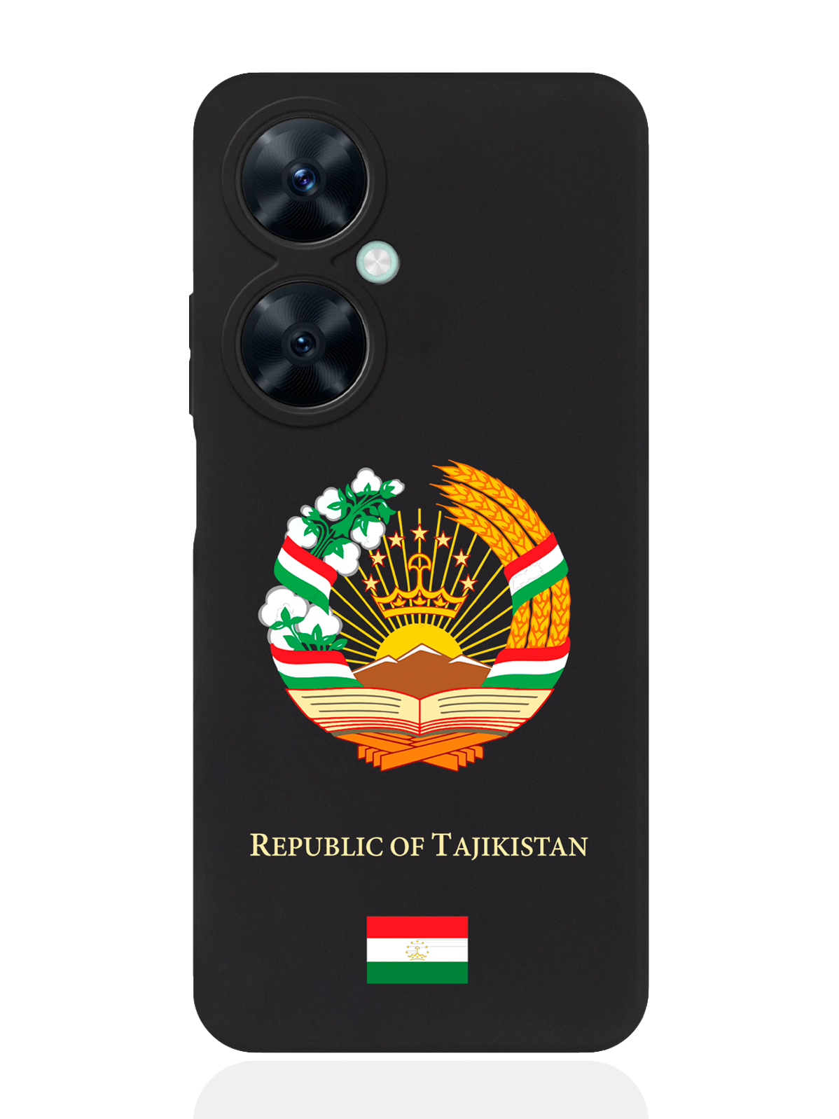 

Чехол SignumCase для Huawei Nova 11i Герб Таджикистана, Красный;желтый, Huawei