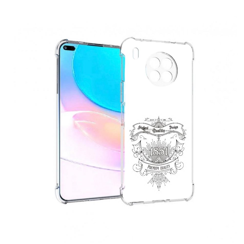 

Чехол задняя-панель-накладка-бампер MyPads логотип 1851 год для Huawei Nova 8i, Прозрачный, Tocco