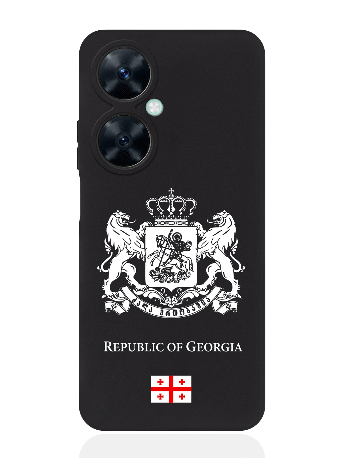 

Чехол SignumCase для Huawei Nova 11i Белый Герб Грузии, Черный;белый, Huawei