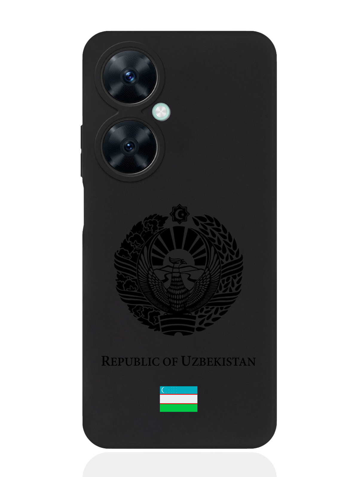 

Чехол SignumCase для Huawei Nova 11i Черный лаковый Герб Узбекистана, Huawei