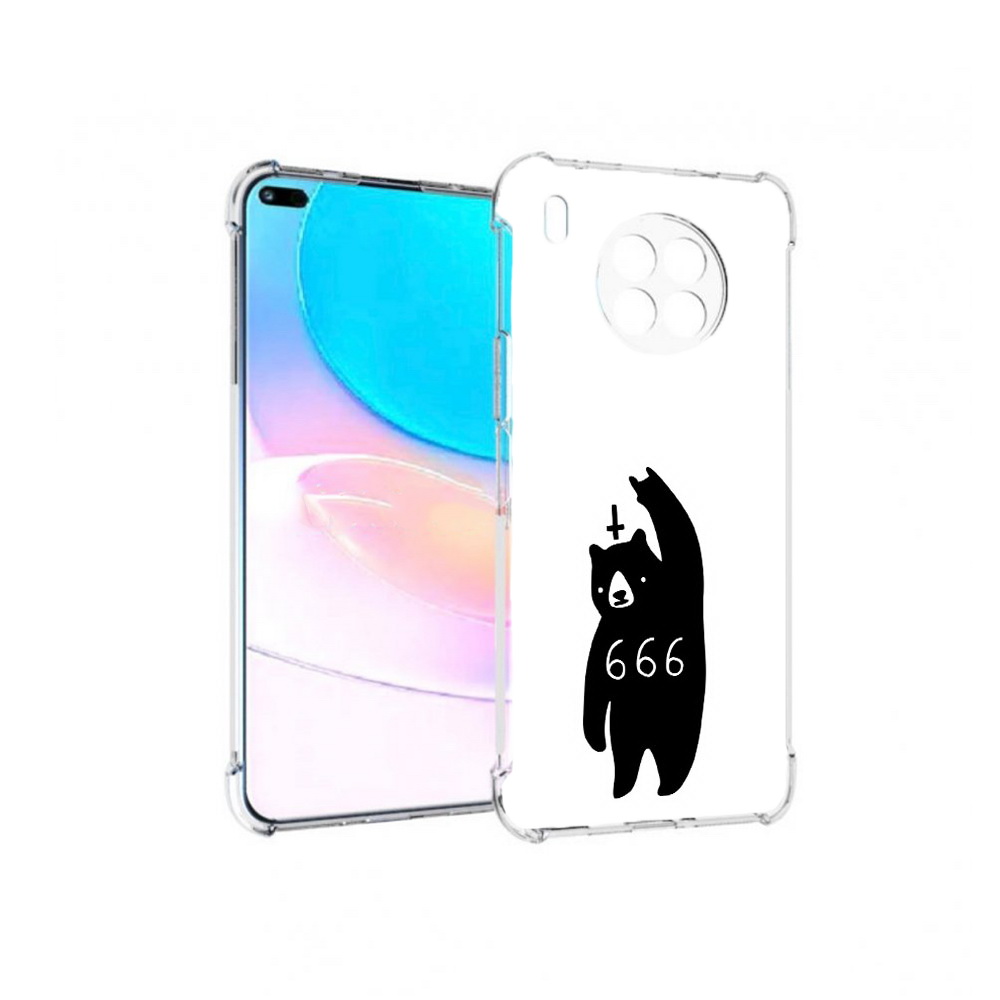 

Чехол задняя-панель-накладка-бампер MyPads медведь 666 для Huawei Nova 8i, Прозрачный, Tocco