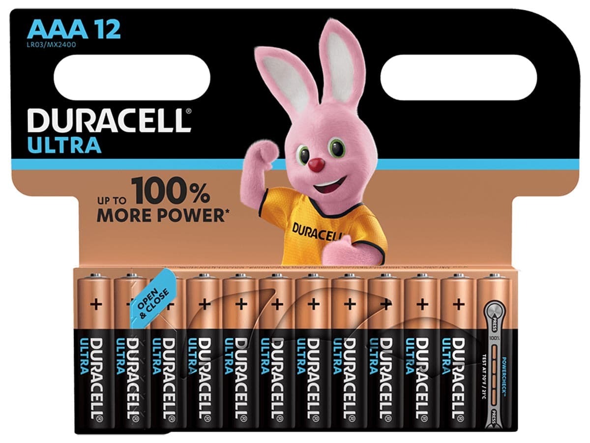 

Батарейки Duracell ULTRA ААA (LR03), 12 шт