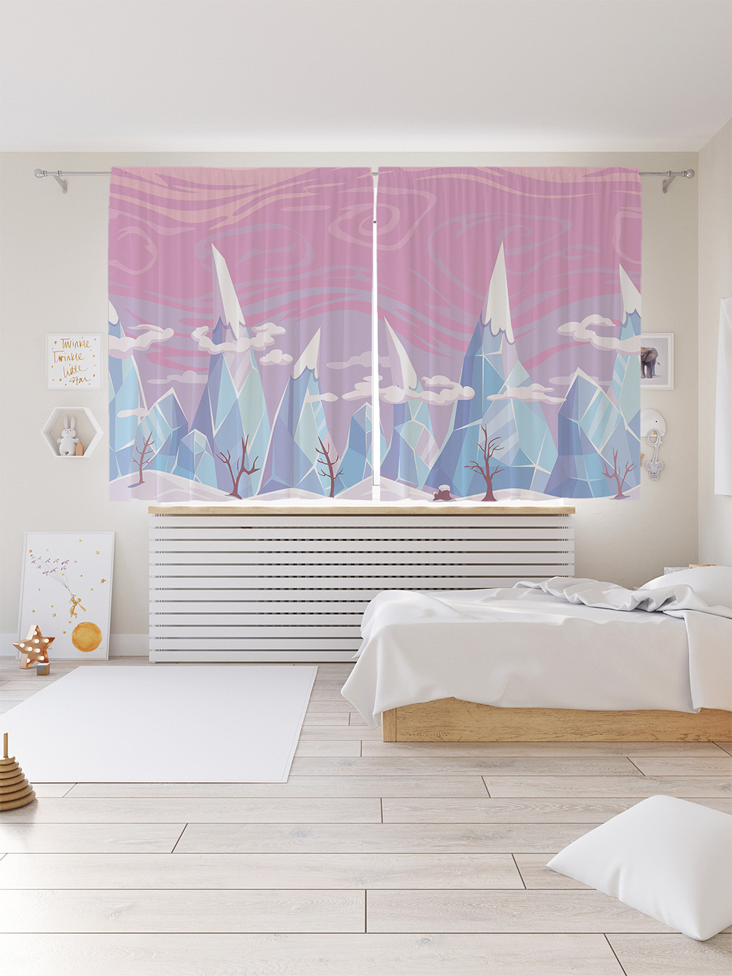 

Шторы JoyArty с фотопечатью "Ледниковый мир" из сатена, 290х180 см, Ледниковый мир