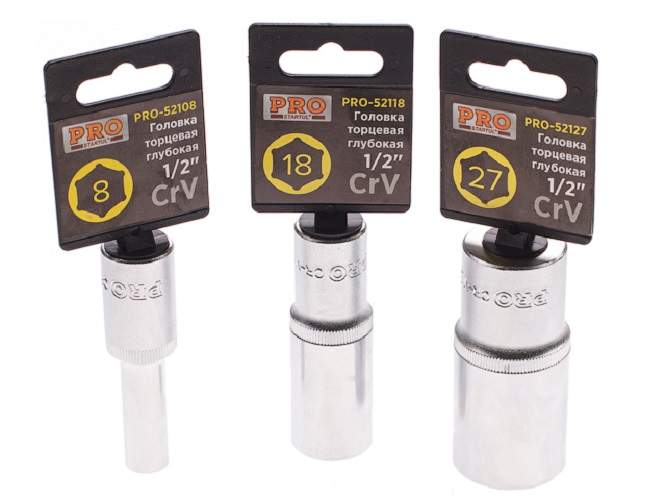 Головка PRO STARTUL 1/2" 19 мм 6 граней глубокая PRO-52119 GOLOVPRO52119