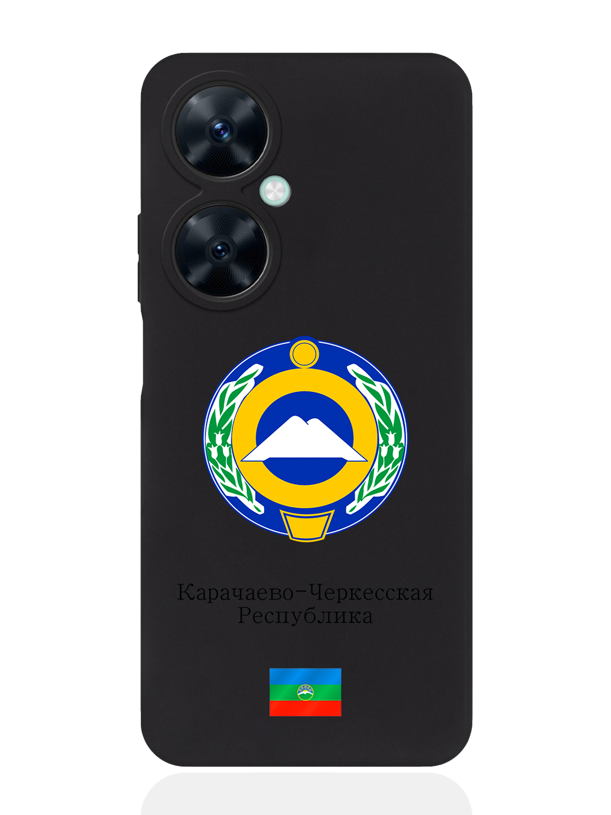 

Чехол SignumCase для Huawei Nova 11i Герб Карачаево-Черкесской Республики, Разноцветный, Huawei