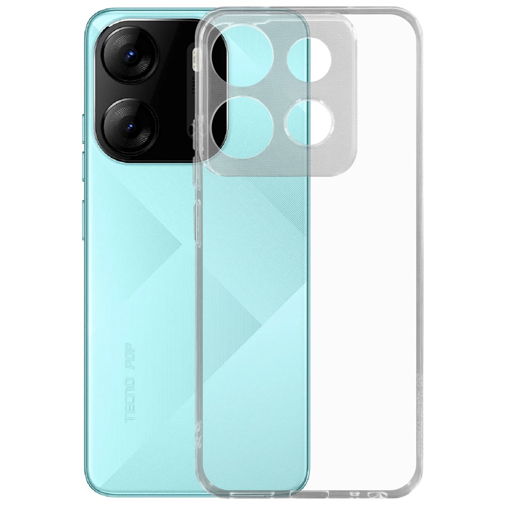 

Чехол-накладка Krutoff Clear Case для Tecno POP 7/ 7 Pro, Прозрачный