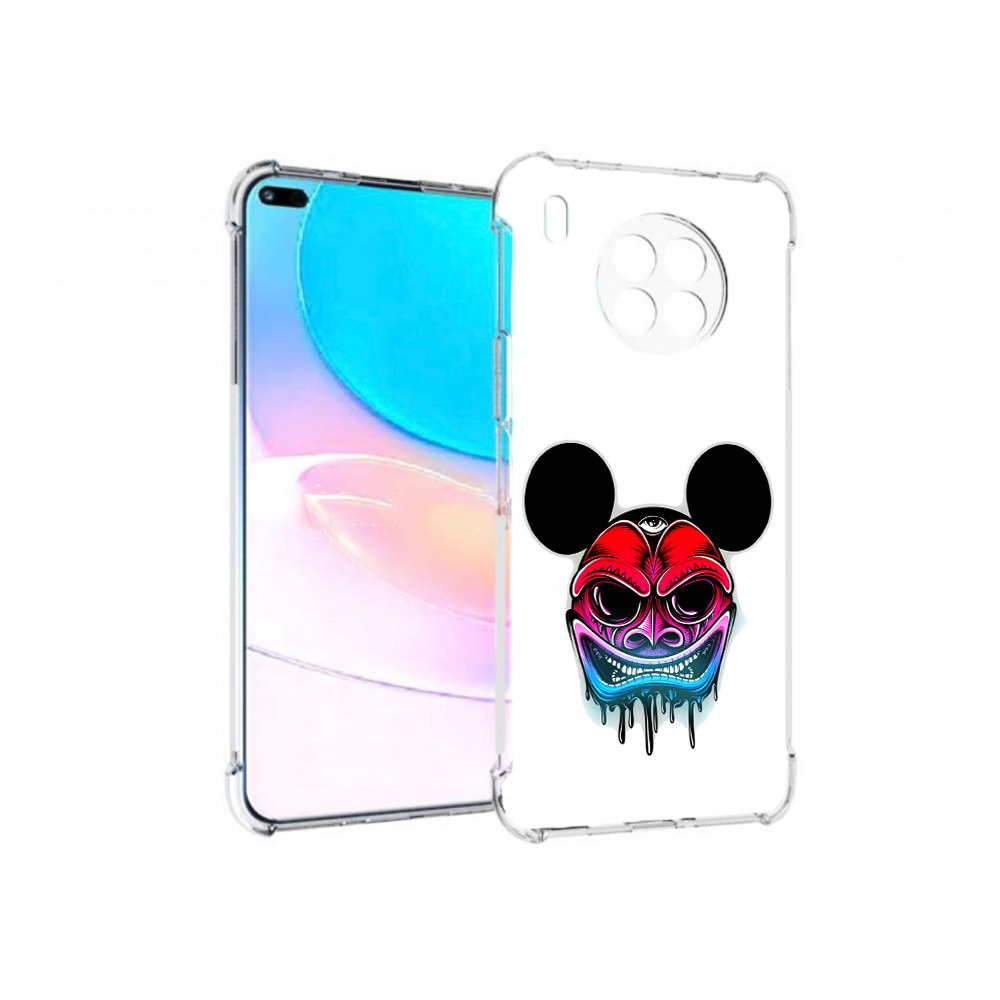 

Чехол задняя-панель-накладка-бампер MyPads микки в маске для Huawei Nova 8i, Прозрачный, Tocco