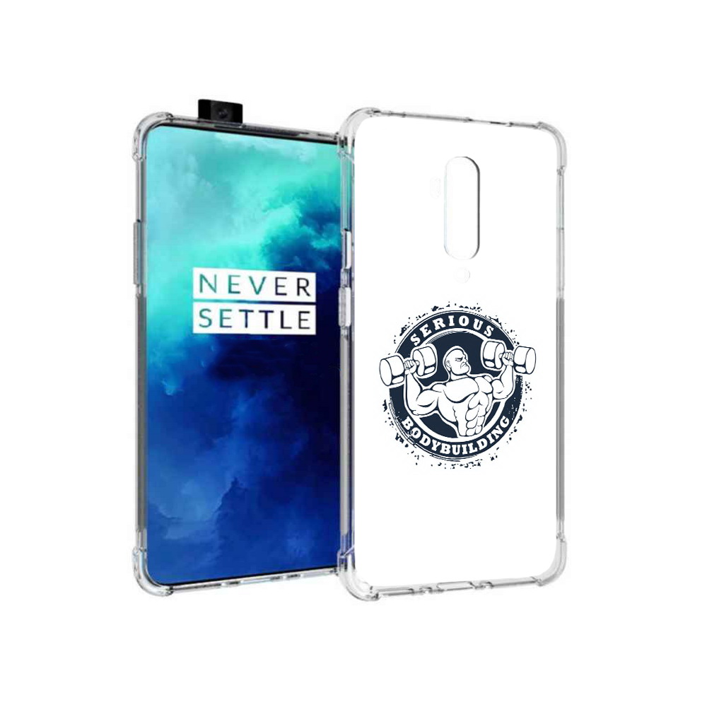 

Чехол MyPads Tocco для OnePlus 7T Pro бодибилдинг воля к победе (PT139735.142.231), Прозрачный, Tocco
