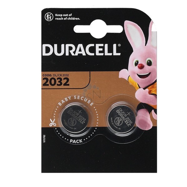 Батарейки литиевые Duracell 2032 (CR2032/DL2032), 2 шт батарейки duracell aaa 1 5в 18 шт