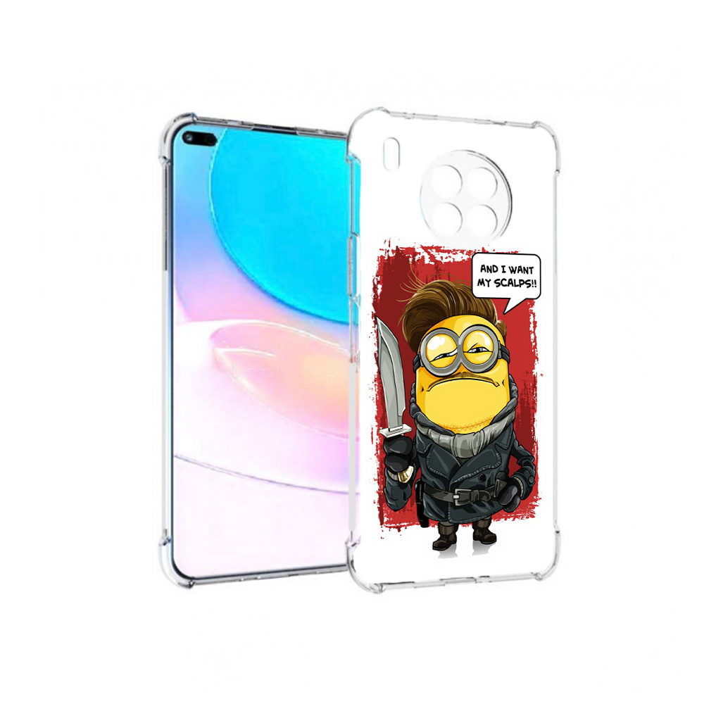 

Чехол задняя-панель-накладка-бампер MyPads миньон убийца для Huawei Nova 8i, Прозрачный, Tocco