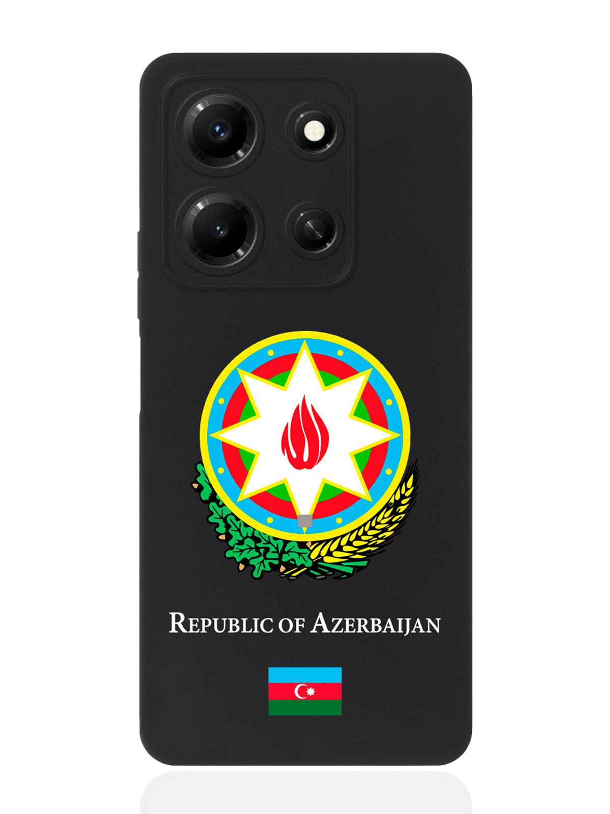 

Чехол SignumCase для Infinix Note 30i Герб Азербайджана, Разноцветный, Infinix