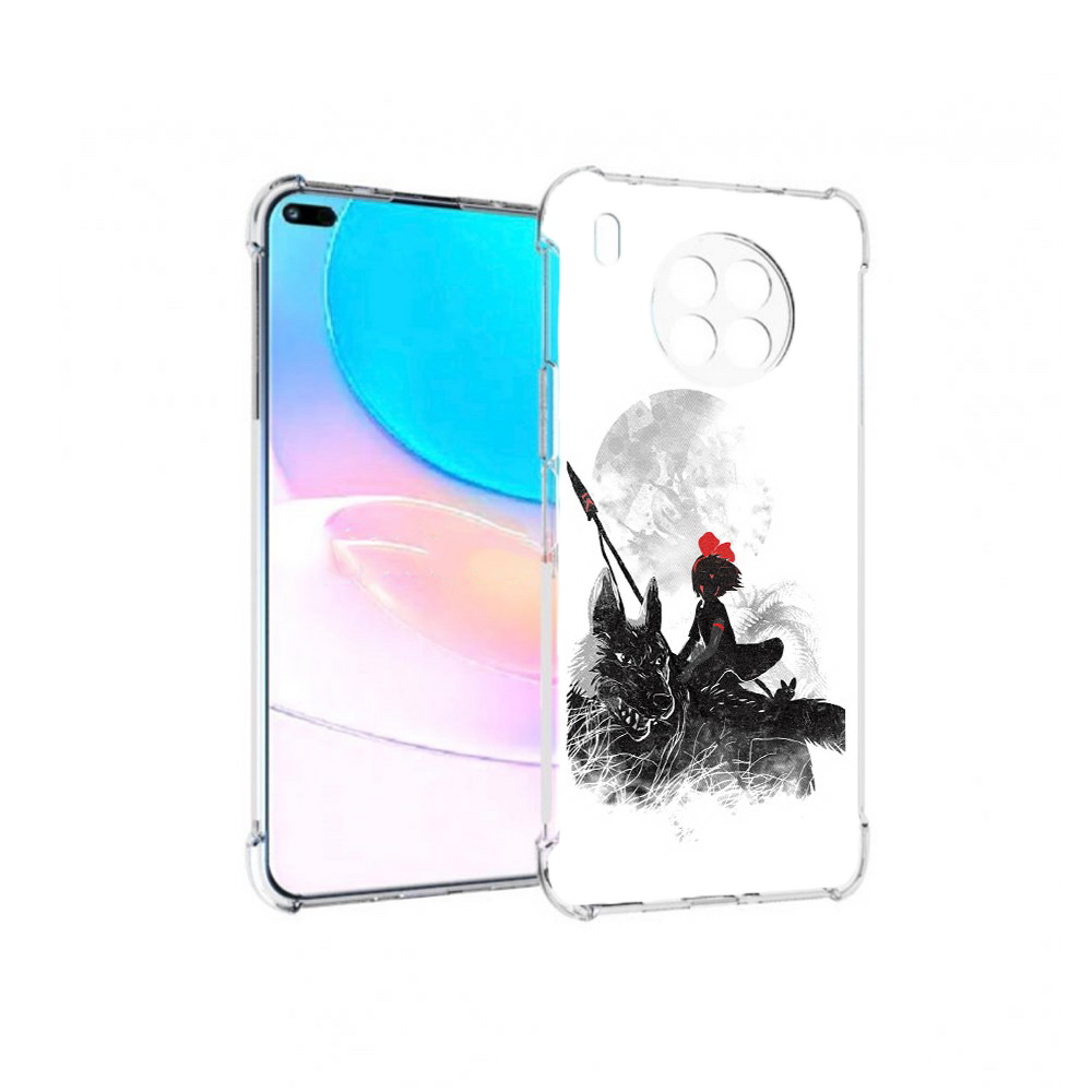 

Чехол задняя-панель-накладка-бампер MyPads мононоке для Huawei Nova 8i, Прозрачный, Tocco