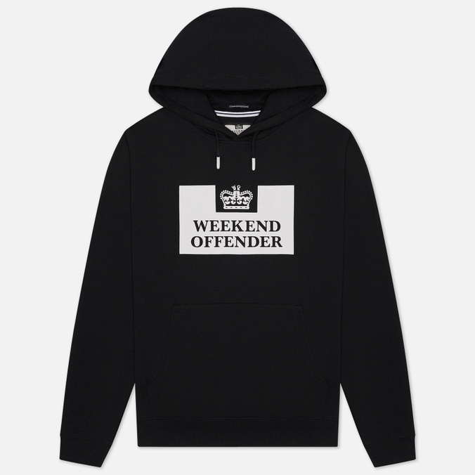

Мужская толстовка Weekend Offender HM Service Classic Hoodie чёрный, Размер XS, Черный, HM Service Classic Hoodie