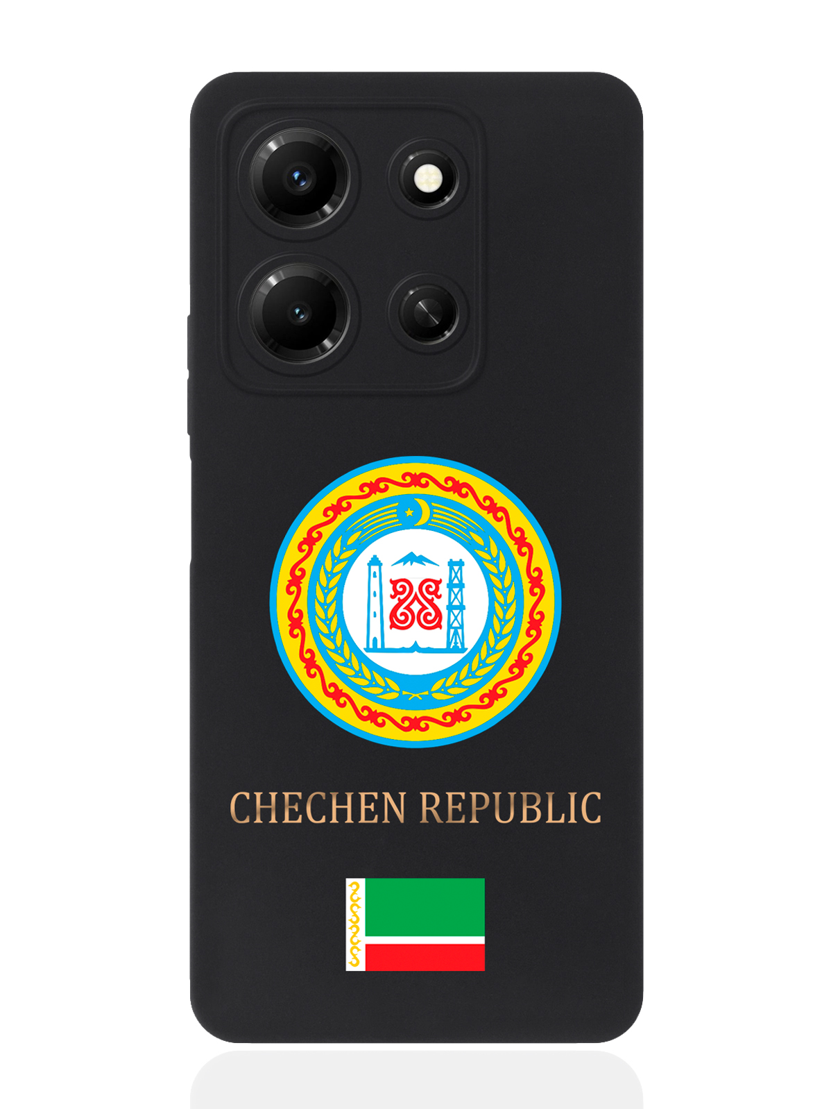 

Чехол SignumCase для Infinix Note 30i Герб Чечни, Разноцветный, Infinix