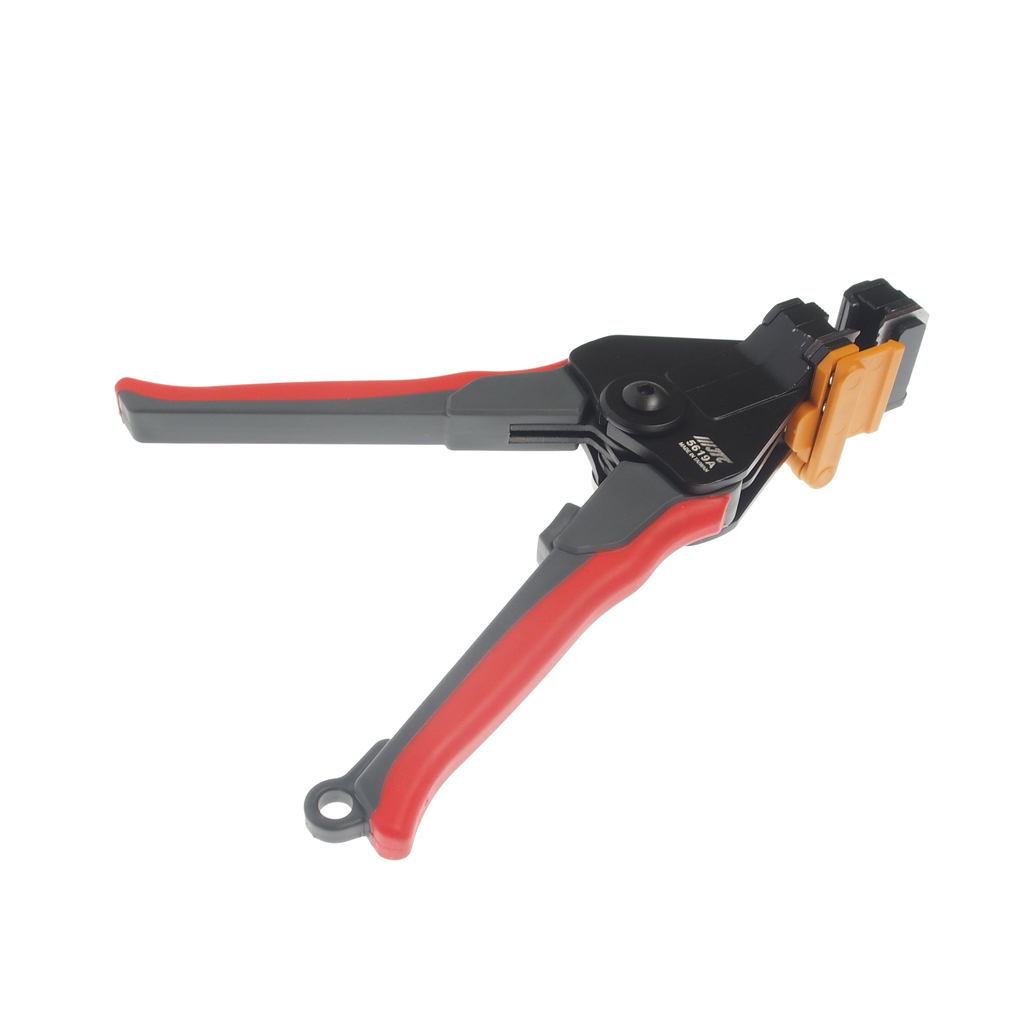 Клещи для снятия изоляции с кабелей 1.0-3.2мм (красные ручки) JTC JTC-5619A нож для снятия изоляции felo