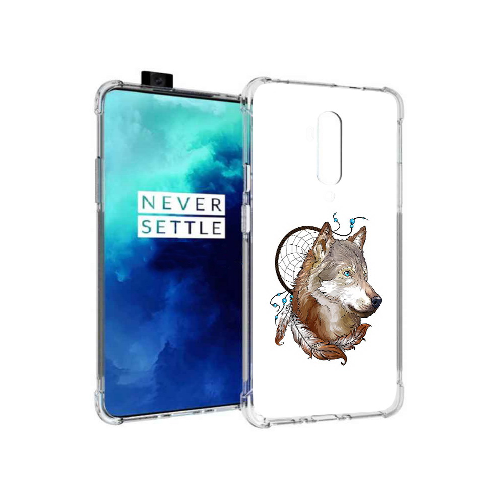 

Чехол MyPads Tocco для OnePlus 7T Pro волк и ловец снов (PT139735.142.269), Прозрачный, Tocco