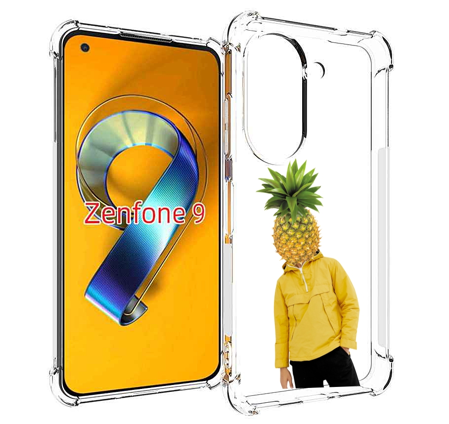 

Чехол MyPads ананасовая-голова для Asus Zenfone 9 (AI2202), Прозрачный, Tocco