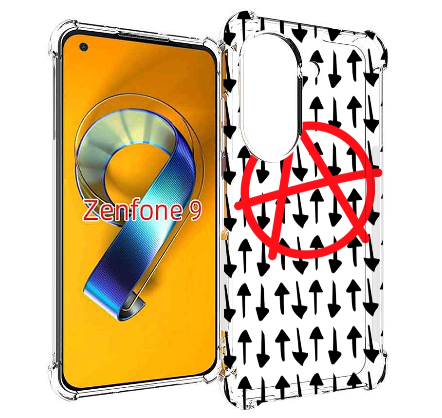Чехол MyPads анархия-панк для Asus Zenfone 9 (AI2202)
