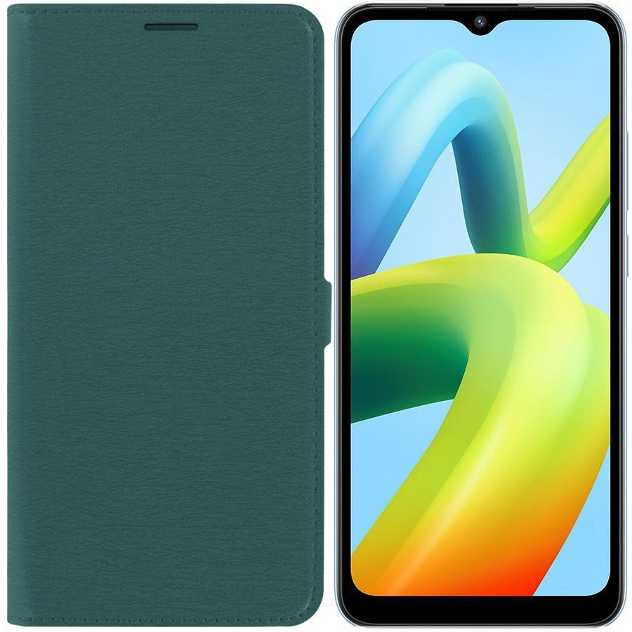 

Чехол-книжка Krutoff Eco Book для Xiaomi Redmi A2+ зелёный опал, Зеленый