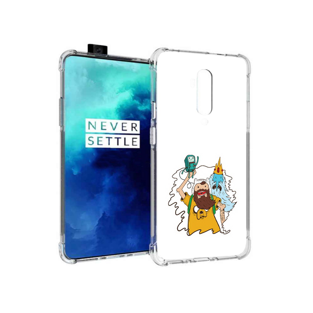 

Чехол MyPads Tocco для OnePlus 7T Pro время приключений старый Финн (PT139735.142.279), Прозрачный, Tocco